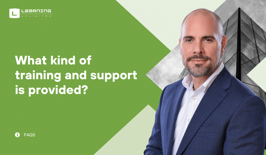 What kind of training and support is provided?
